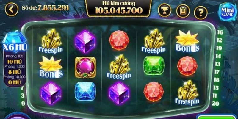 Đa dạng biểu tượng trong Nổ hũ Kim Cương
