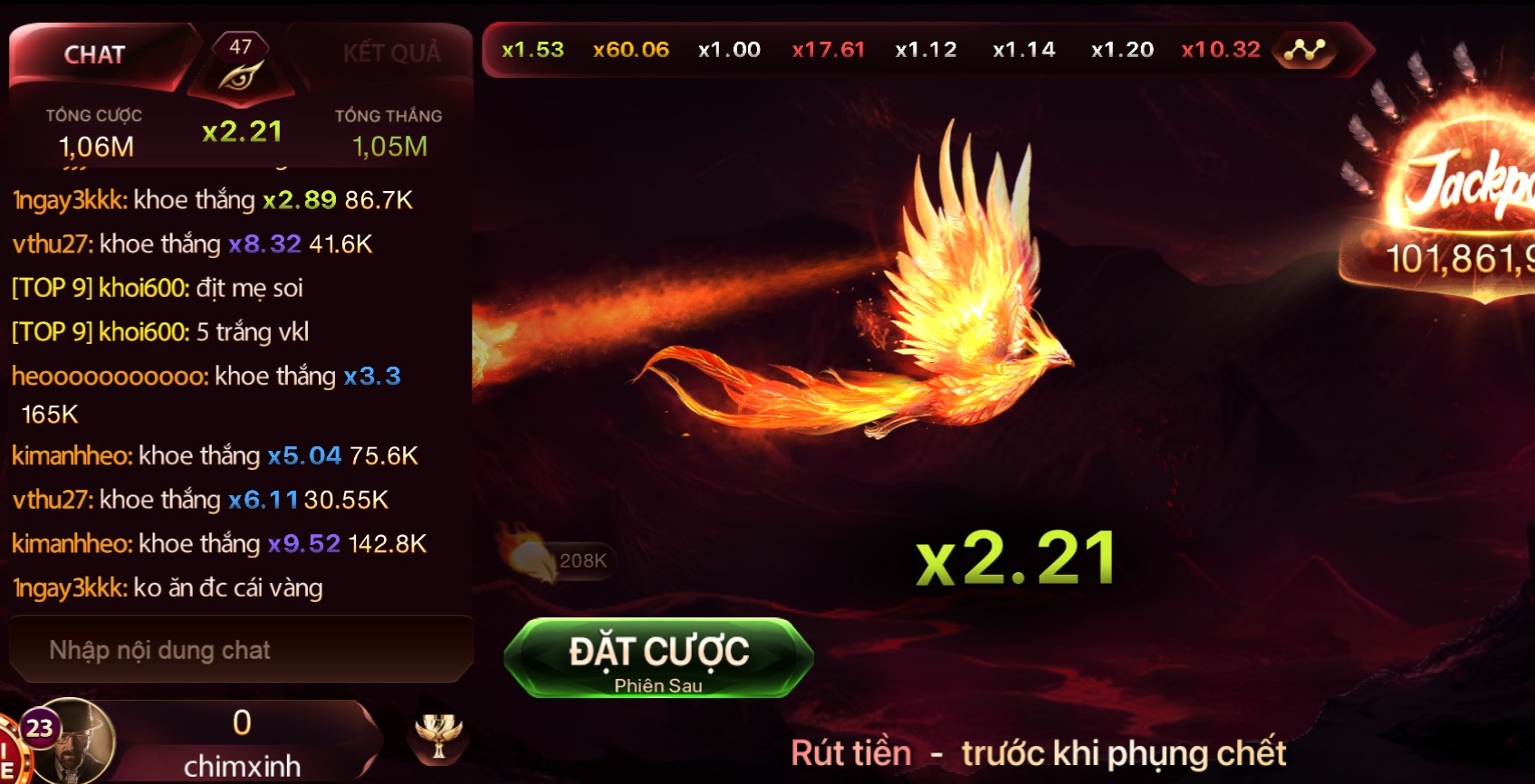 Luật chơi Sun Phụng tại cổng game Sunwin